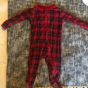 3-6 month Kickee Pants footie PJs